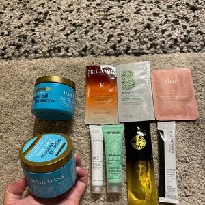 Extra Strength Hydrate + Repair Argan Oil of Morocco Hair Masks + Samples